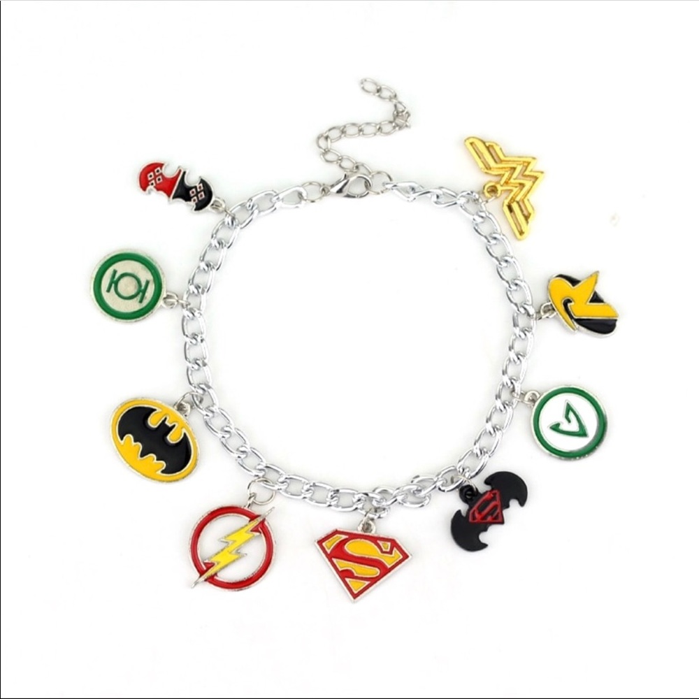 Brand New Superhero Custom Charm Bracelet